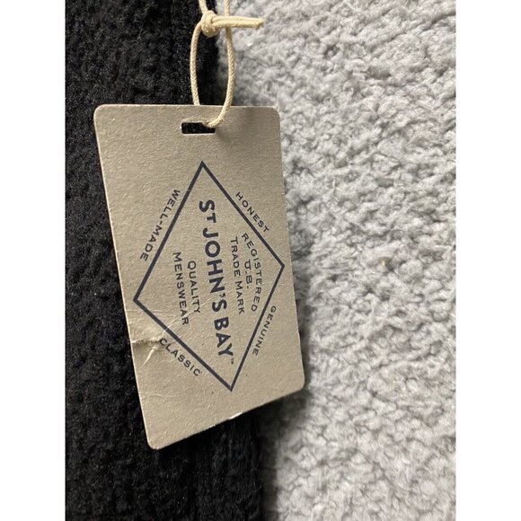 St John’s Bay Windproof Fleece Vest XL Black New - Picture 3 of 9